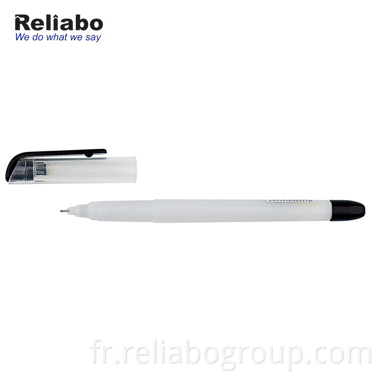 Reliabo fournitures de bureau en plastique de haute qualité en gros stylo gel de grande capacité